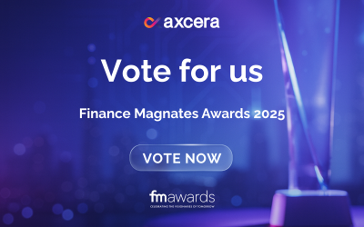 Axcera Earns Triple Nomination at Finance Magnates Awards 2025